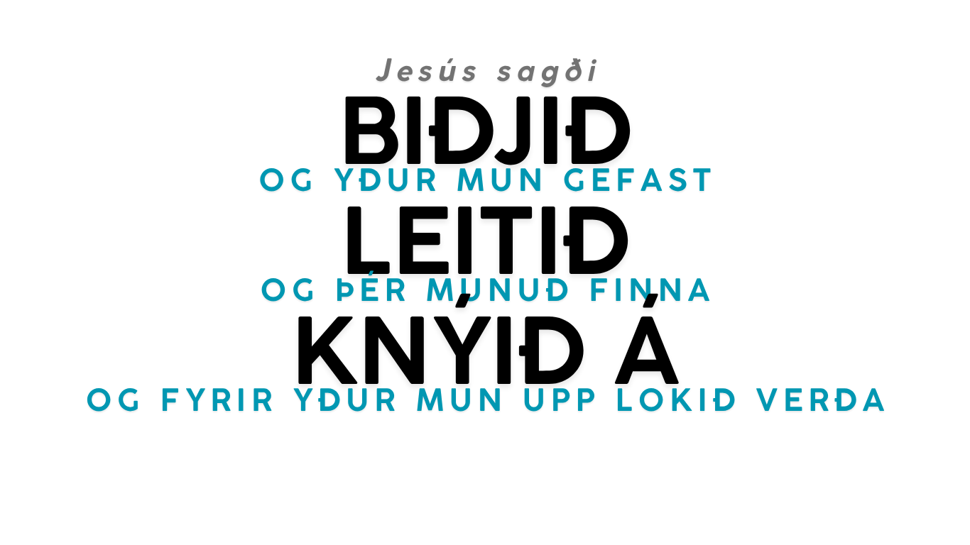 Bænasamkoma 4. júní kl. 20:00