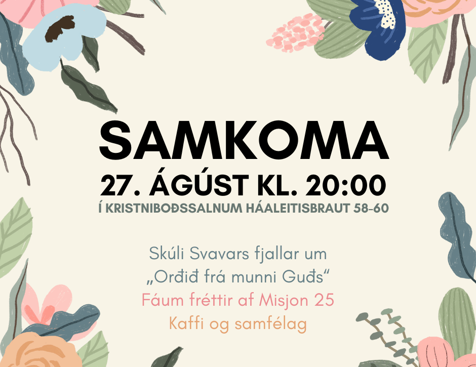 Samkoma Kristiboðssalnum