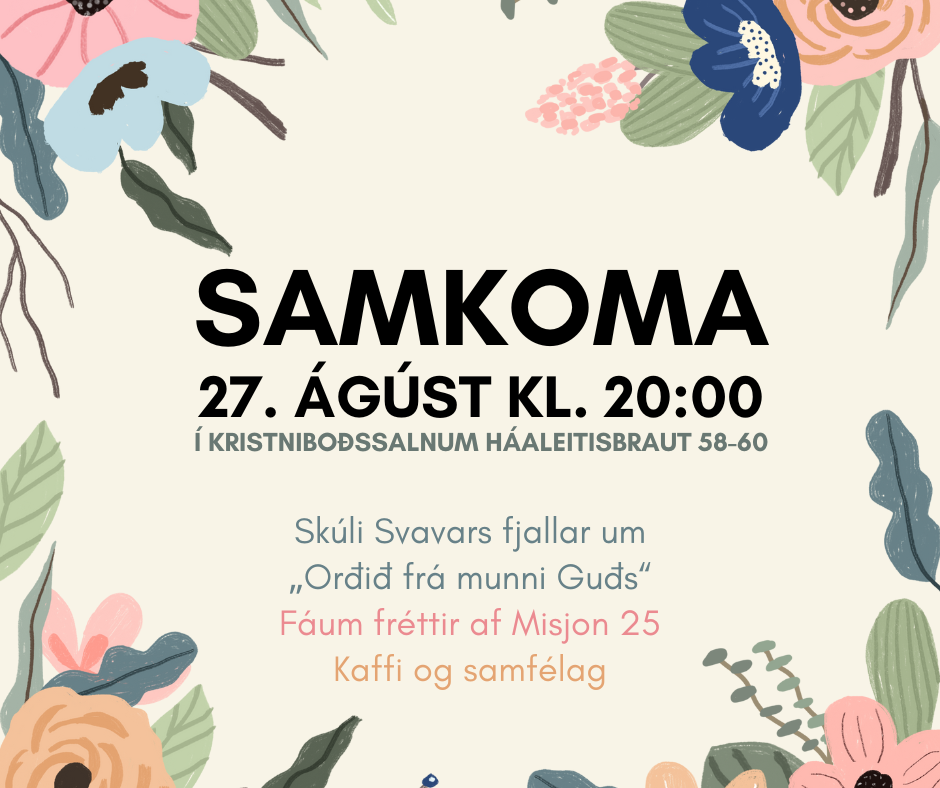 Samkoma Kristiboðssalnum