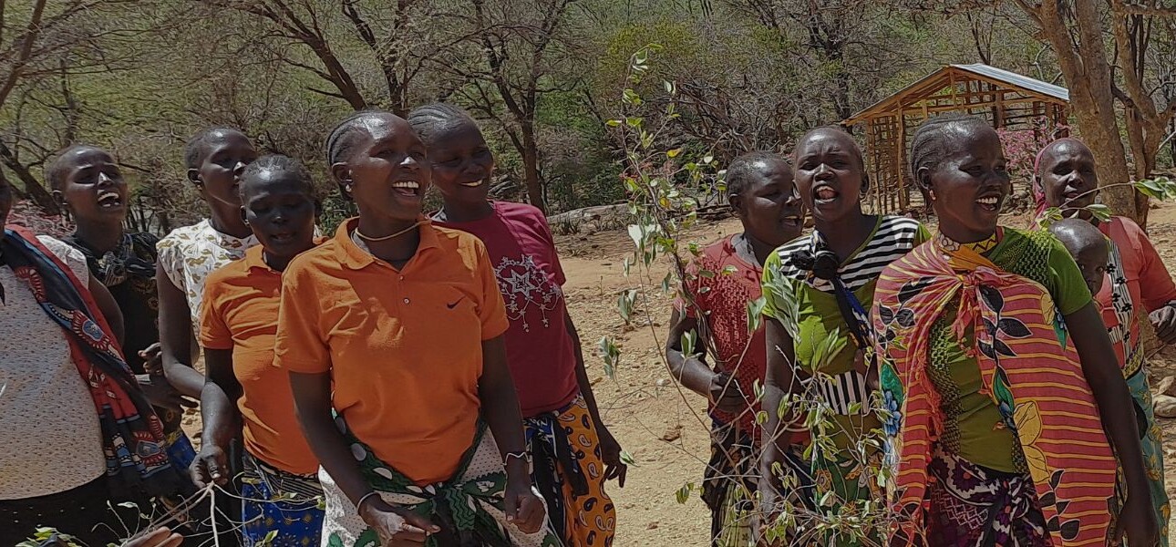 Mynd úr starfi SÍK í Afríku