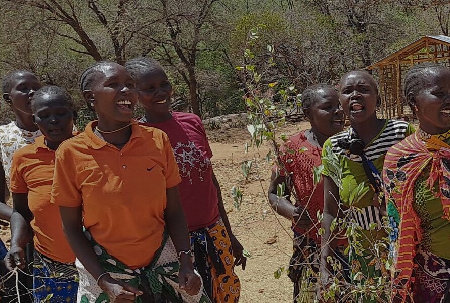 Mynd úr starfi SÍK í Afríku